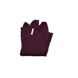 Athleta Long Sleeve Tee in Deep Plum